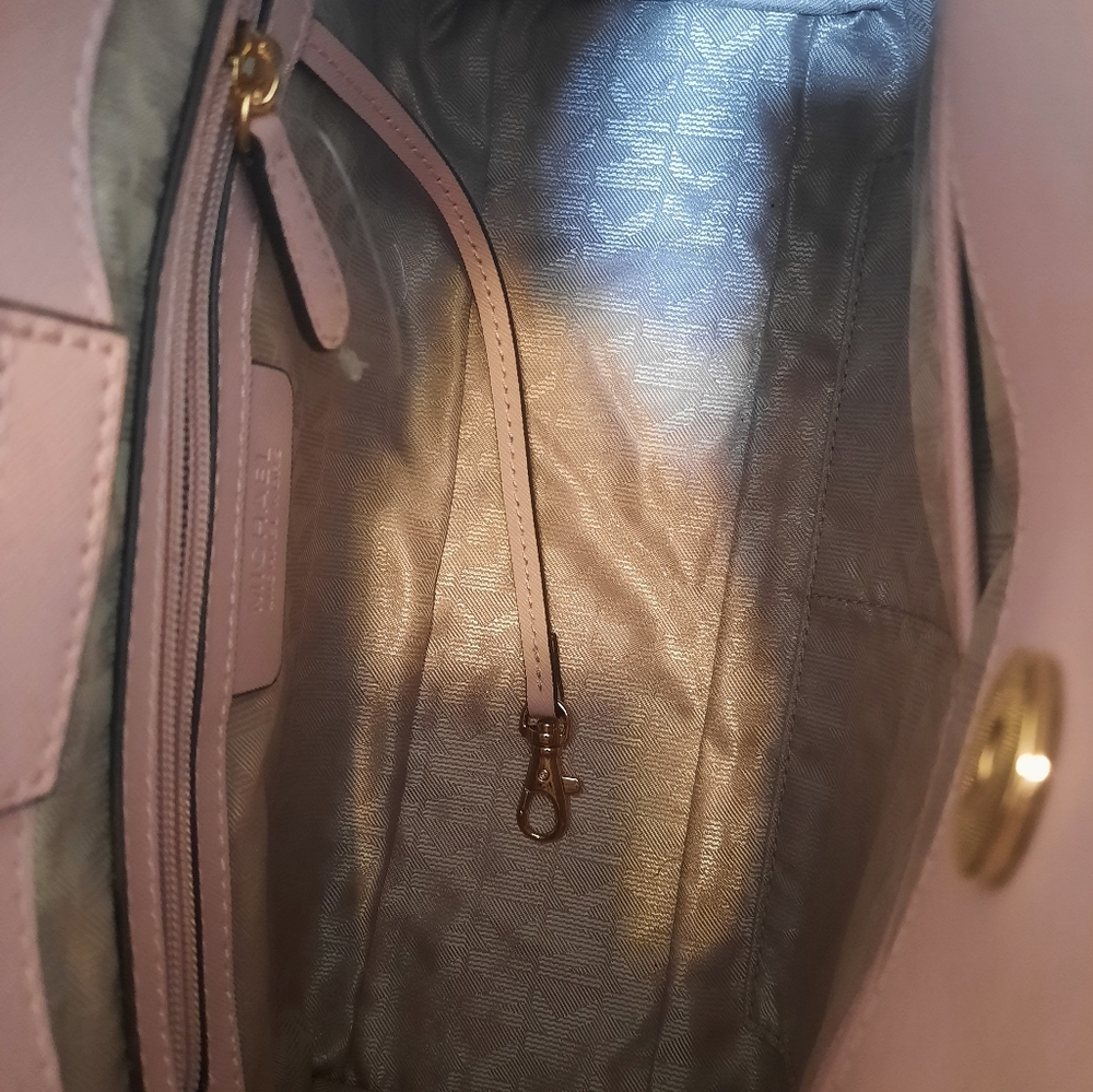 Michael kors Pink Small Hamilton Satchel - Picture 6 of 6